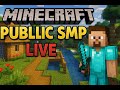 Minecraft Public SMP LIVE | JAVA+BEDROCK | Mcpe Live #minecraft #minecraftsmp