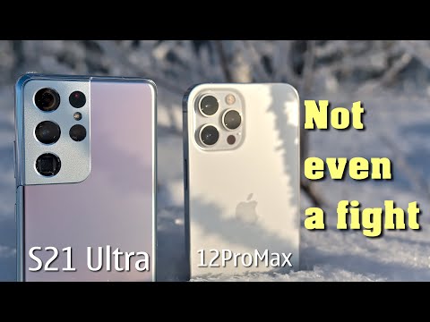 Samsung Galaxy S21 Ultra vs iPhone 12 Pro Max - 4k HDR Ultimate Camera Comparison