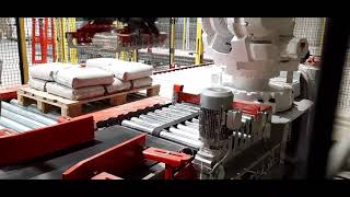 BAF-1000A Fully-Automatic Form Fill & Seal, Stretch Hooder & Robotic Palletiser for Aggregates