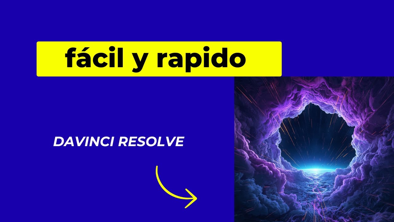 Tutorial efecto torbenillo en davinci resolve