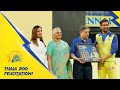 Thala 200  ms dhoni felicitated for leading csk in 200 ipl games  ipl 2023