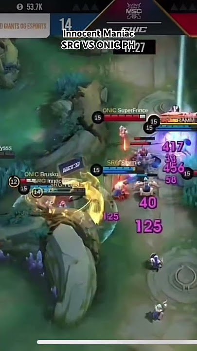 Innocent Maniac SRG VS ONIC PH MAC 2025 moment #mlbb #mobilelegends #malaysia #msc2025 #viralvideo