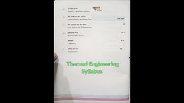 #gpg Thermal Engineering Syllabus and previous year question paper #shorts #shortvideo #bteup