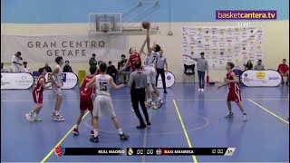 U14M. REAL MADRID vs BAXI MANRESA.- II Torneo Infantil de Canteras ACB 2022 #BasketCantera.TV