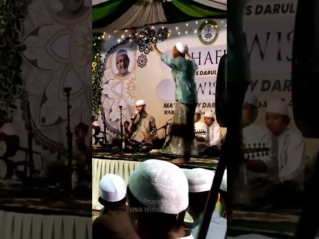 Keseruan Gambus dalam rangka Haflah Akhirus Sannah pondok Darul Ihya' liulumiddin Bangil Pasuruan class=