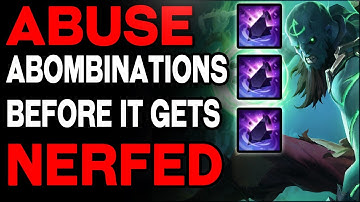 ABUSE Zerg Abomination before it gets NERFED | Teamfight Tactics Set 5