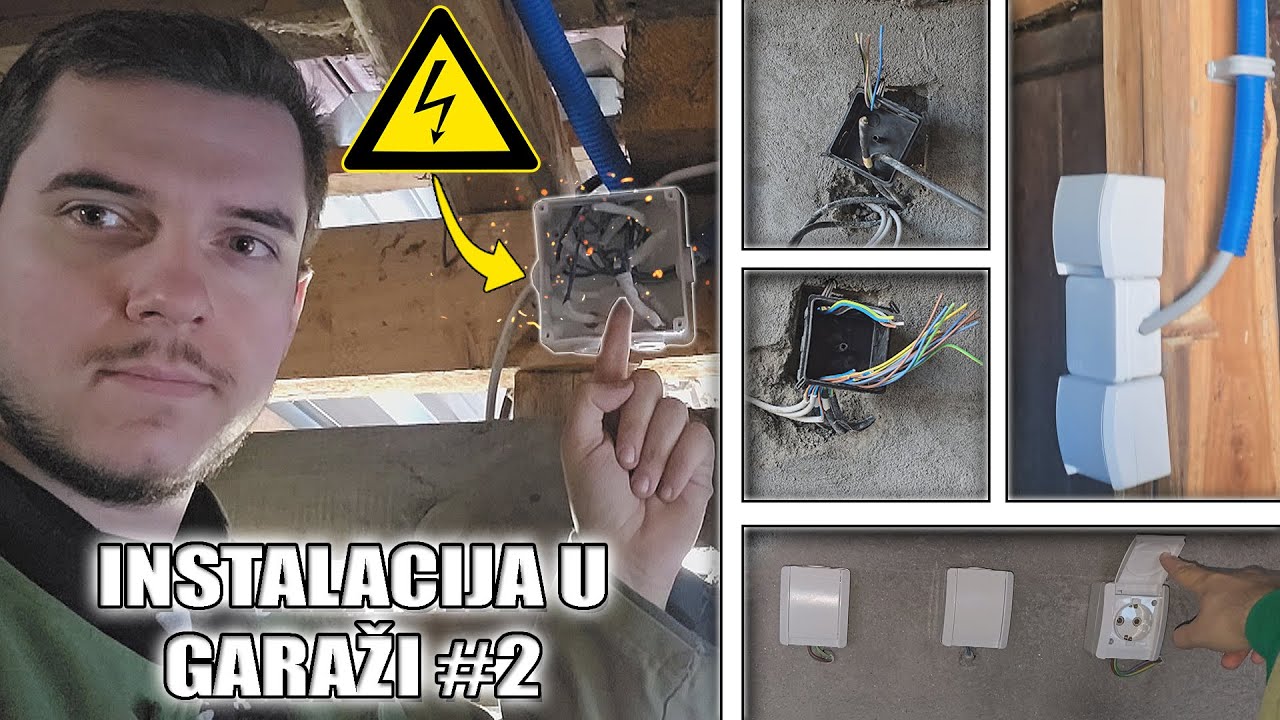 Povezivanje razvodnih kutija i galanterije - Transformacija garaže #2
