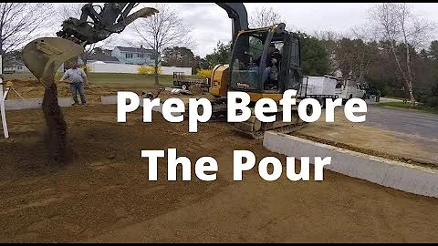 Prep Work Before Installing A Concrete Floor (Garage Floor)