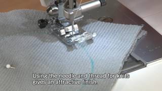 Coaserea elastice masina de cusut Brother HF37 - YouTube