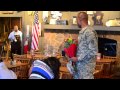 Soldier Surprises Pregnant Wife