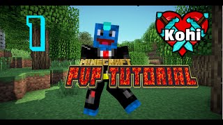 Minecraft: PVP TUTORIAL #1 Basics and w-tapping