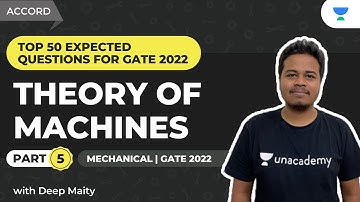 Theory Of Machines - Part 5 | Top 50 Expected Questions for GATE 2022 | ME | Deep Maity