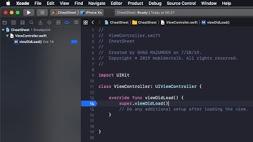 Xcode Shortcuts Breakpoint