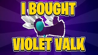 I finally bought the VIOLET VALKYRIE in ROBLOX!