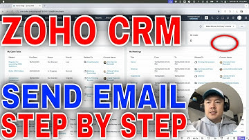 ✅  How To Send Email From Zoho CRM🔴