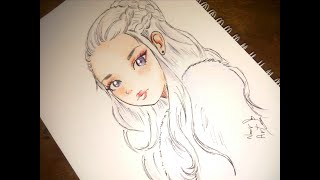 تعلم كيف ترسم فتاة انمي بكل سهولة للمبتدئين /how to draw anime