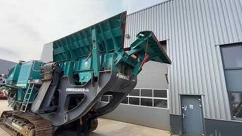 Demo 2015 Powerscreen PT400 Part 2 @ BIG Machinery BV