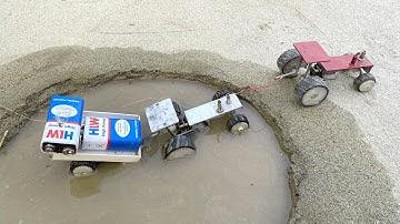 diy tractor stuk in mud mini science project || Hacks Point