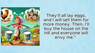 Moral Story: The Milkmaid and Her Pail | Learn English through Moral Stories