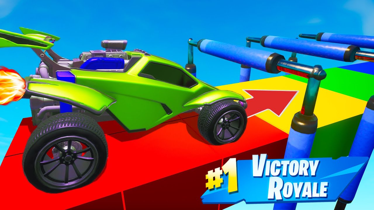 *NEU* 180 GRAD RAMPE vs Rocket League AUTO in Fortnite mit @odumanpique