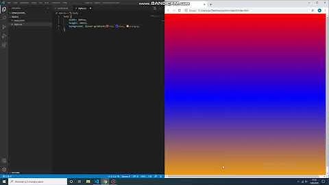 HTML / CSS kullanarak renkli arkaplan yapma .