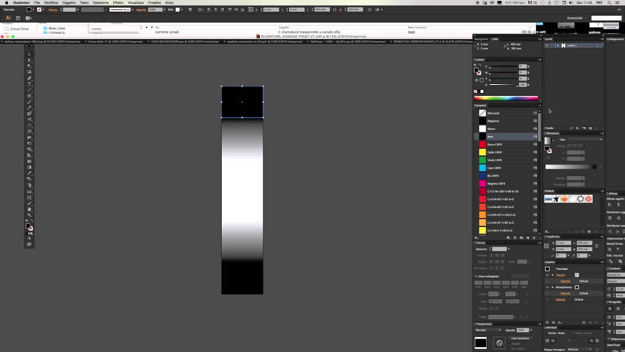 how make alpha channel ILLUSTRATOR - YouTube