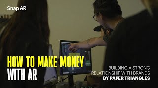 How to Make Money With AR in Lens Studio: Featuring Paper Triangles