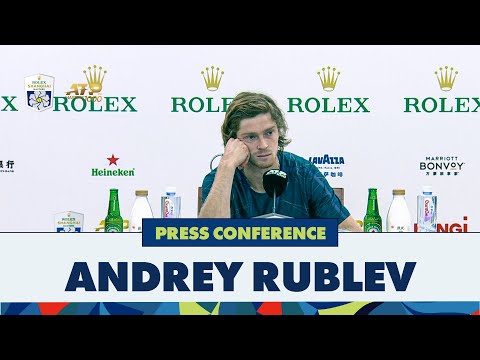 Andrey Rublev Refects On Final Loss To Hubert Hurkacz | Rolex Shanghai Masters 2023