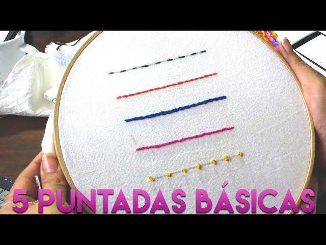 💕 COMO CALCAR UN DIBUJO EN LA TELA PARA BORDAR?  Instrucciones Básicas para  Bordar a Mano - Trucos! 