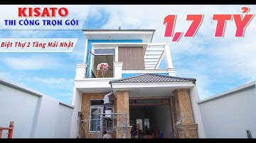 Tiến Độ KISATO Thi Công Trọn Gói Mẫu Biệt Thự 2 Tầng Hiện Đại Đẹp Tại Đồng Nai
