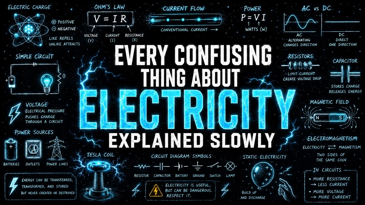 Every Confusing Thing About Electricity Explained Slowly (For Sleep)