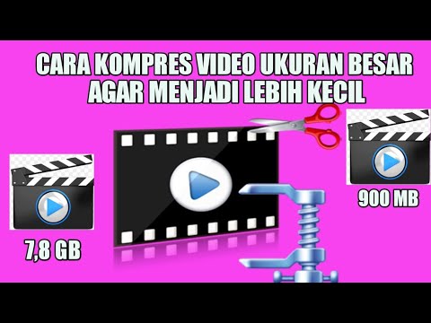 Video: Cara Mengompres Video Dvd