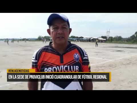 En la sede de Proviclub inició cuadrangular de Fútbol Regional