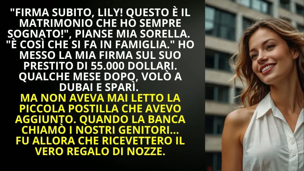 👰 “Firma e basta, Lily!” – Mi ha usata per il suo matrimonio… Ma io l’ho fregata LEGALMENTE