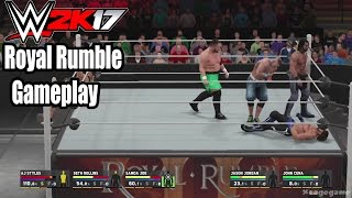 Wwe 2k17 Royal Rumble Match Gameplay