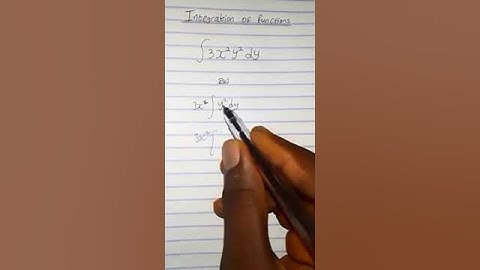 Integrate The Following Function #shorts #shortsmath #integration