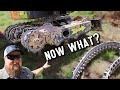 Mini excavator throws a track see how we fixed it