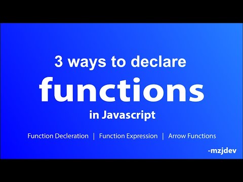 FUNCTION DIFFERENCE TYPES javascript 3 ways to declare FUNCTION  decloretion  expression  arrow
