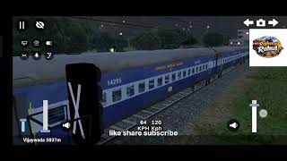 Indian train 3D gameplay web 9 blue lhb coach drive