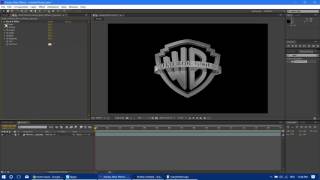 Making the Warner Bros Logo (Harry Potter Style) Timelapse (After Effects)