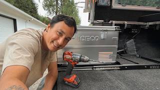 Installing an ICECO ALP35 Fridge and Slider in my 1st Gen Tundra Adventure Truck (DIY)