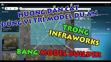 Create Model in Infraworks by Model Builder