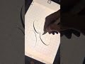 Penmanship - Artistic lettering method: The capital E on the iPad #short