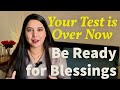 Your test is over now be ready for your blessings law  by of attraction sparklingsouls