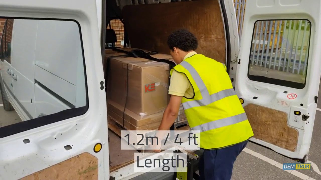 DEMTRUK 2.0 Heavy Duty Folding Pallet Trolley with Roll-off Platform Cap: 220kg