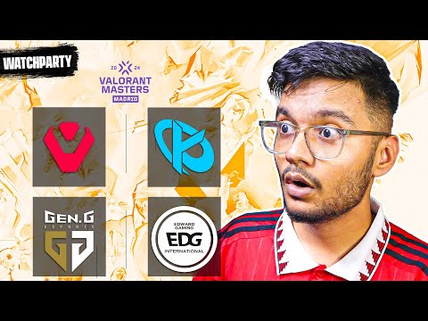 VCT MASTERS Watchparty ! SEN vs KC | EDG v GEN G #MastersCostream