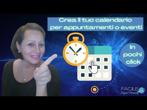 Come creare un calendario per le prenotazioni online. Esempio per palestre