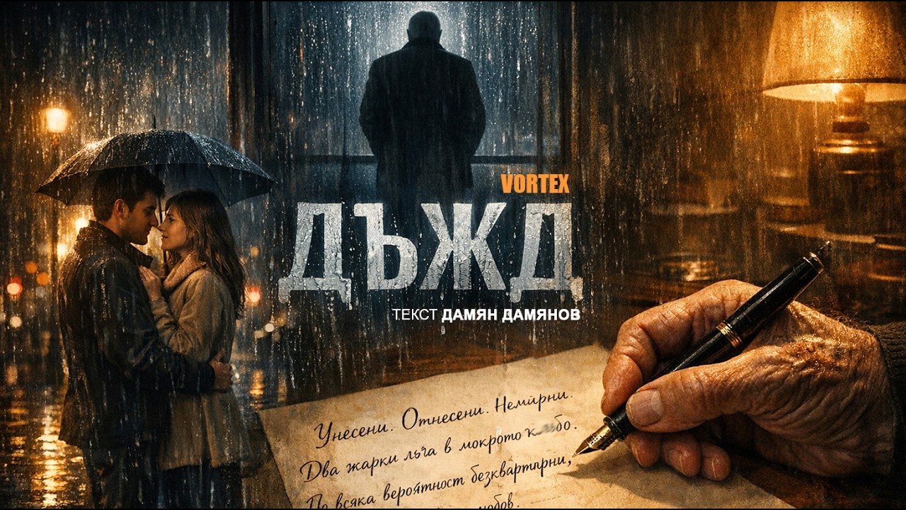 ДЪЖД – VORTEX | По текст на Дамян Дамянов (Official Lyrics Video)