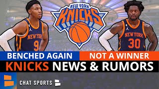 NY Knicks Rumors: Trade Julius Randle? + RJ Barrett BENCHED