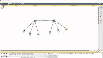 CISCO Packet Tracer - Create network topology using hub and switch and analyze the ping command
